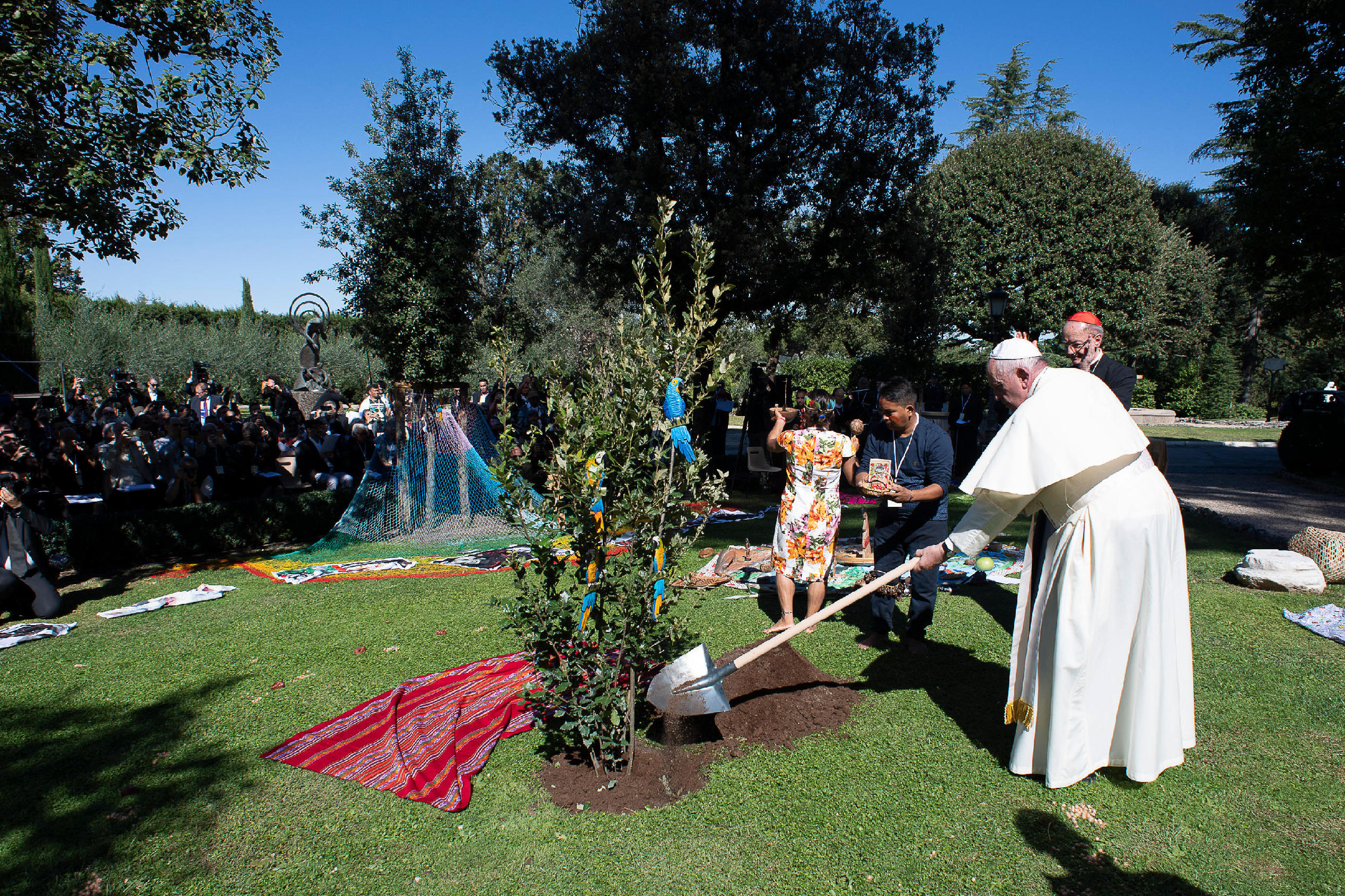 Célébration pour la création dans les Jardins du Vatican, 4 octobre 2019 © Vatican Media