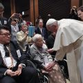 Rencontre avec les victimes du "triple désastre" de 2011, Japon © Vatican Media