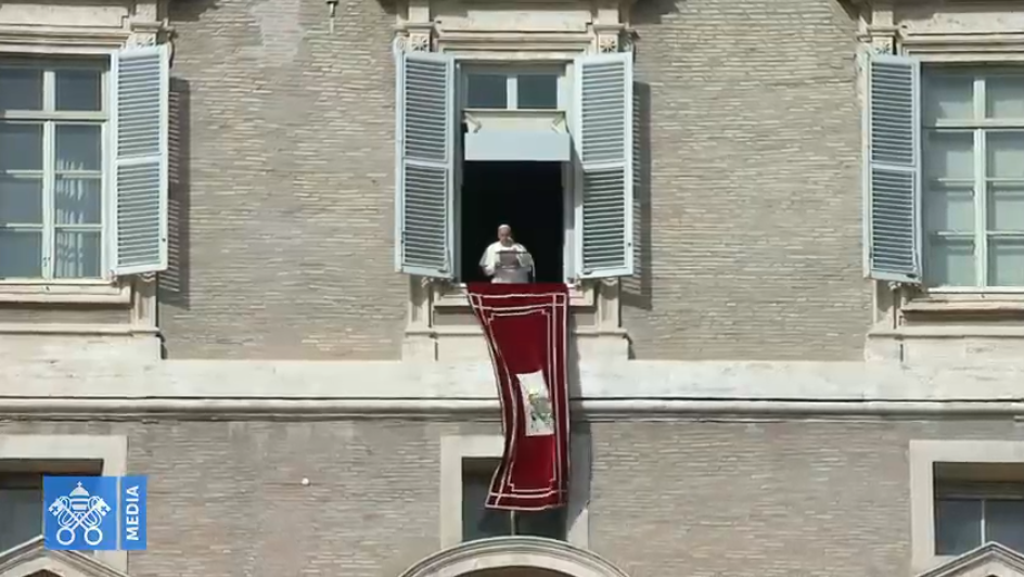 Angélus du 3 novembre 2019, capture Vatican Media