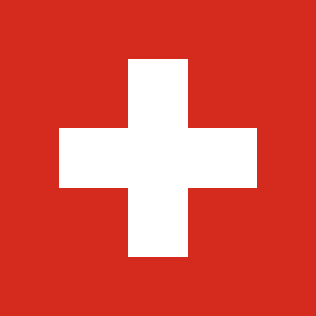 Drapeau de la Suisse (Confédération Helvétique) @ wikimedia commons / Zscout370