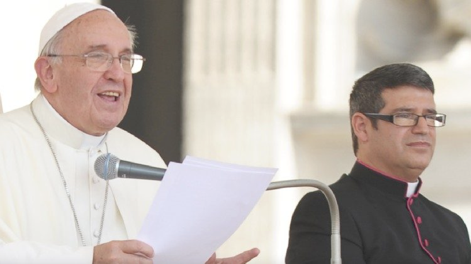 Mgr Fabián Pedacchio Leániz, capture @ Vatican Media