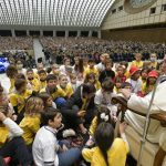 Audience aux patients et soignants de l'hôpital pédiatrique Bambino Gesù, 16 nov 2019 © Vatican Media