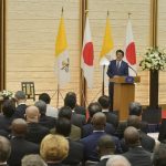 Le Premier ministre Shintzo Abe, rencontre avec les autorités, Tokyo, Japon © Vatican Media
