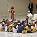Audience aux patients et soignants de l'hôpital pédiatrique Bambino Gesù, 16 nov 2019 © Vatican Media
