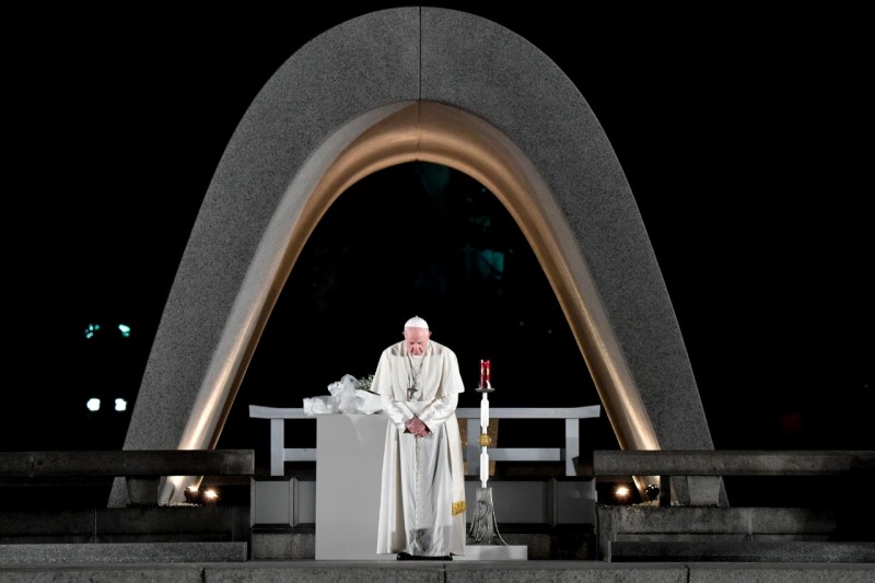 Mémorial de la paix, Hiroshima, Japon, 24 novembre 2019 © Vatican Media