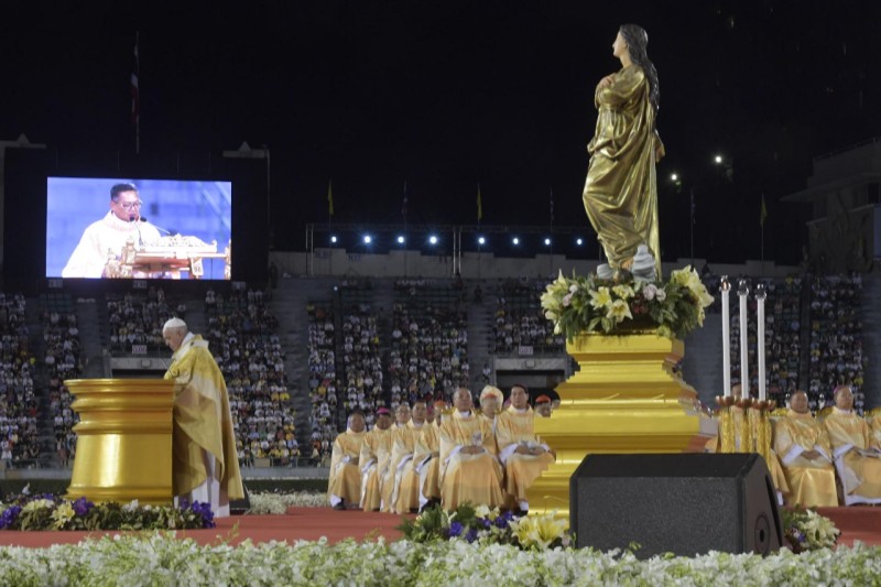Messe au stade national Supachalasai de Bangkok, 21 novembre 2019 © Vatican Media