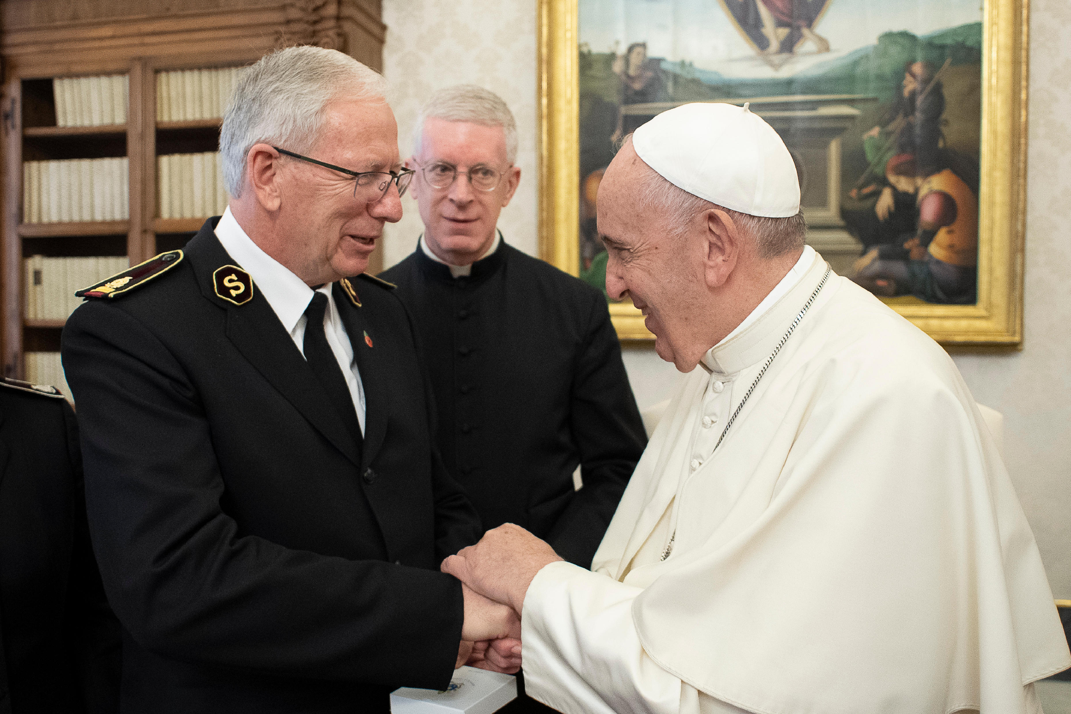 Général Brian Peddle, Armée du Salut © Vatican Media