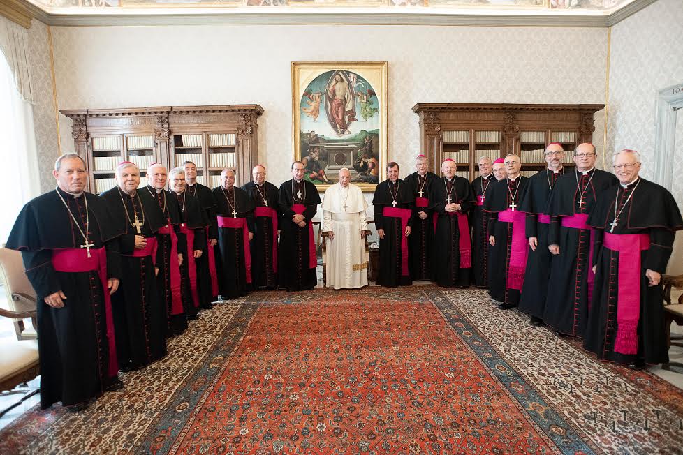 Ad limina des évêques des Etats-Unis (région VI) © Vatican Media