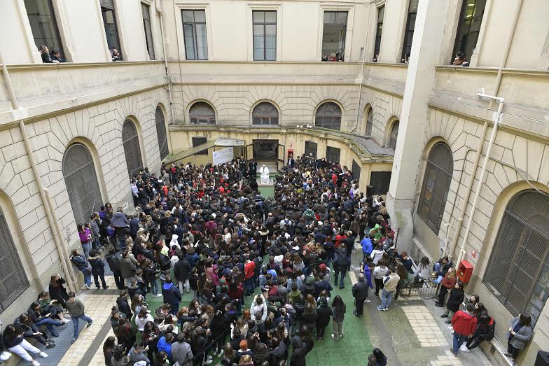 Lycée Pilo Albertelli de Rome © Vatican Media