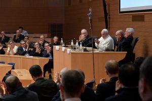 Présentation des "Escritos" du p. Fiorito © Vatican Media