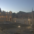 L'arbre et la crèche, place Saint-Pierre, capture @ Vatican Media