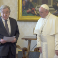 M. Antonio Guterres, capture @Vatican Media