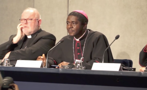 Mgr Andrew Nkea Fuanya, Synode 2018, capture @ PCh24.pl