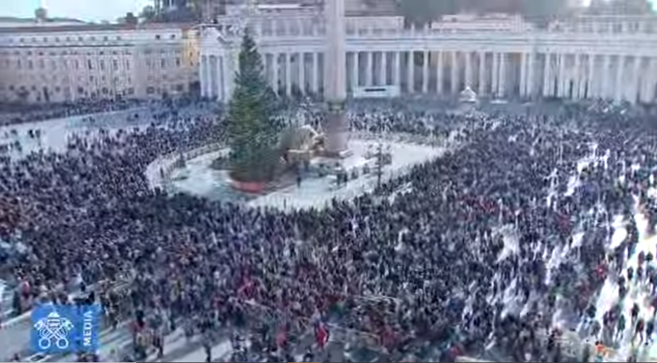angélus du 22 décembre 2019, capture Vatican Media