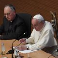 Présentation des "Escritos" du p. Fiorito, le p. Spadaro et le pape François © Vatican Media