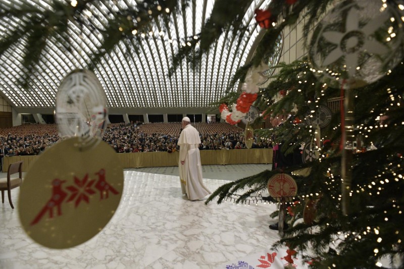 Voeux de Noël aux employés du Vatican, 21 décembre 2019 © Vatican Media