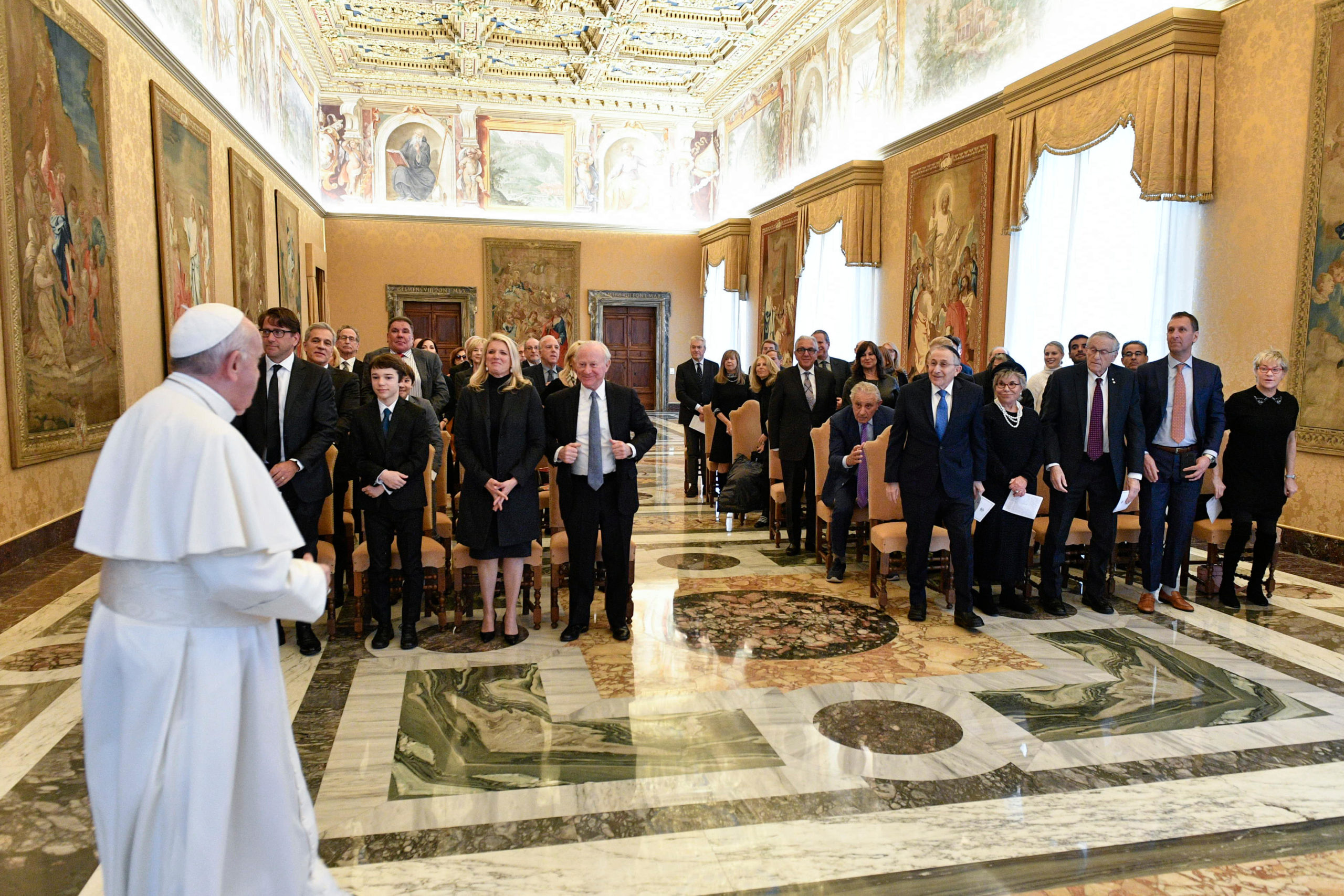 Délégation du Centre Simon Wiesenthal © Vatican Media
