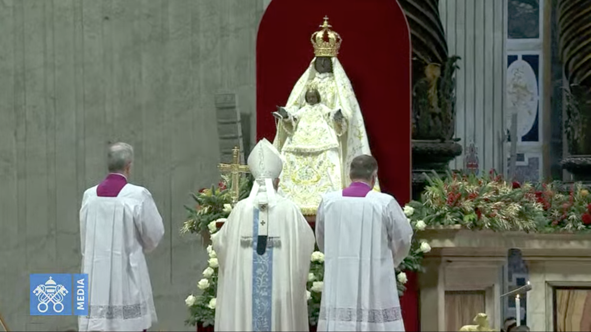 Madonna Incoronata de Foggia, Marie, Mère de Dieu, capture @ Vatican Media