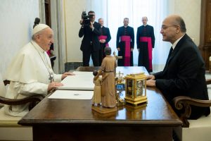 Barham Saleh, président de l'Irak, 25 janvier 2020 © Vatican Media