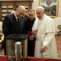 Barham Saleh, président de l'Irak, 25 janvier 2020 © Vatican Media