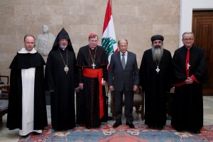 La Commission mixte internationale pour le dialogue reçue par le général Aoun @ CPPUC