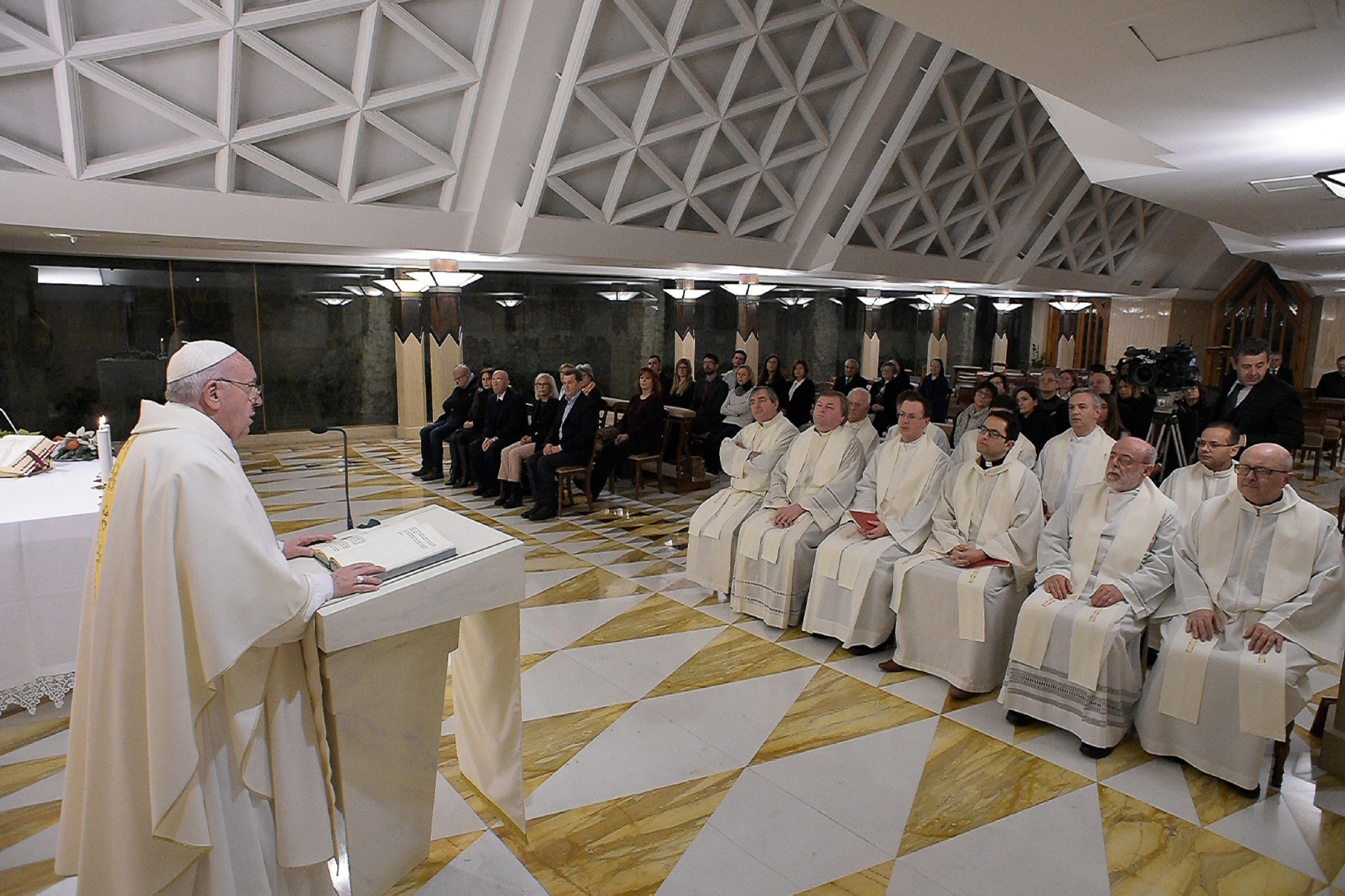 Messe à Sainte-Marthe, 9 janvier 2020 © Vatican Media