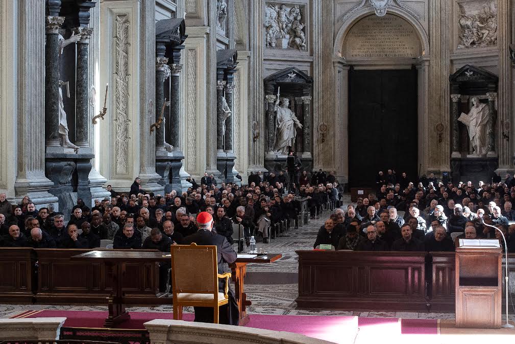 Célébration pénitentielle des prêtres de Rome 2020 © Vatican Media