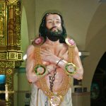 Statue de Lazare Pillai, cathédrale de Kottar (Inde) © wikimedia commons / Kumbalam