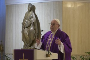 Sainte-Marthe, messe du 27 mars 2020 © Vatican Media