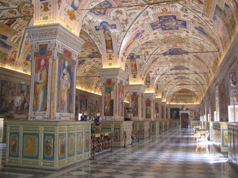 Salle Sixtine de la Bibliothèque apostolique vaticane