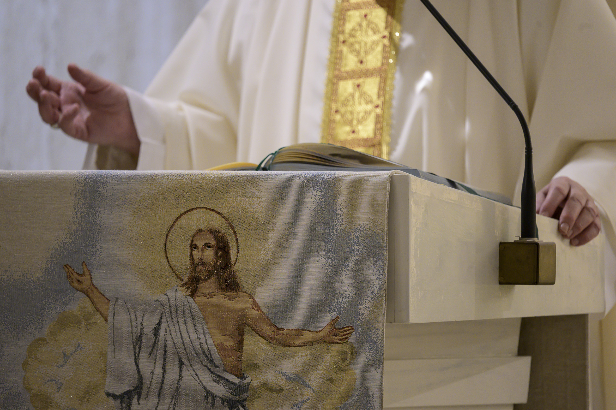 Messe à Sainte-Marthe, 18 avril 2020 © Vatican Media