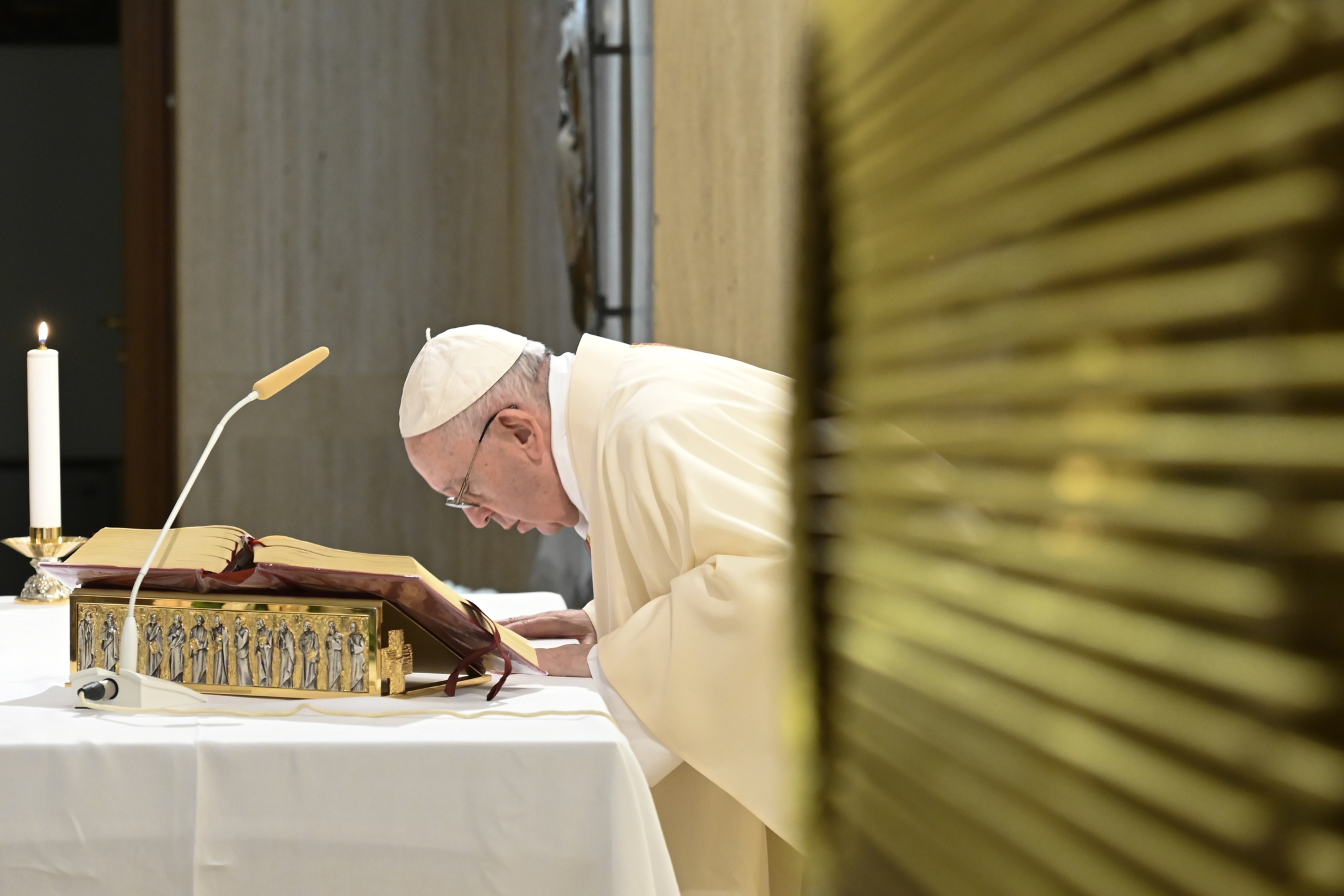 Messe à Sainte-Marthe, 21 avril 2020, @ Médias du Vatican