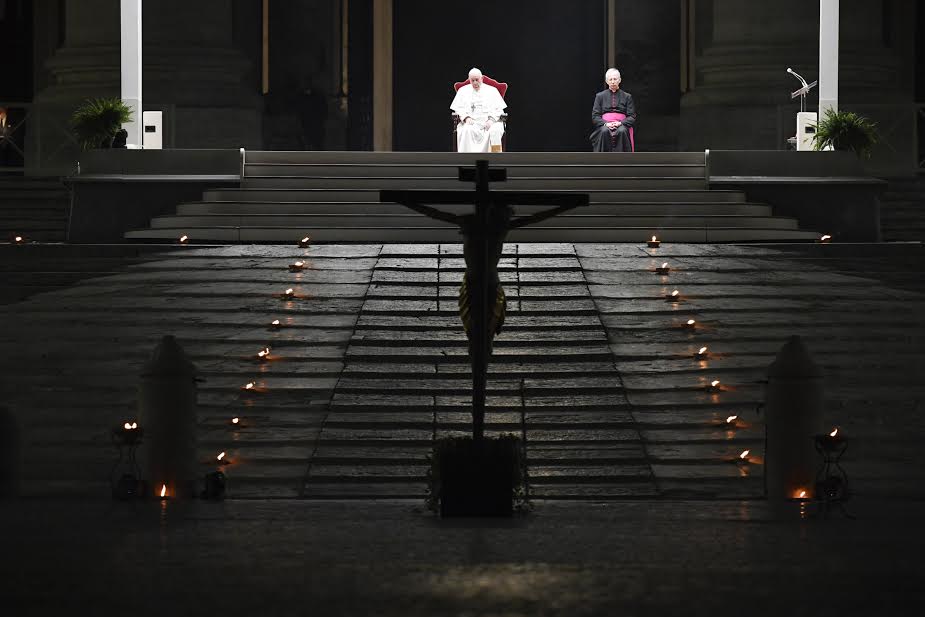 Chemin de croix, Vendredi Saint, 10 avr. 2020 © Vatican Media