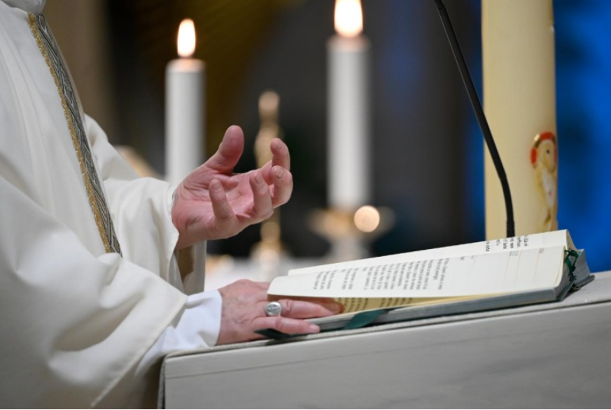 Sainte-Marthe, messe du 15 avril 2020 © Vatican Media