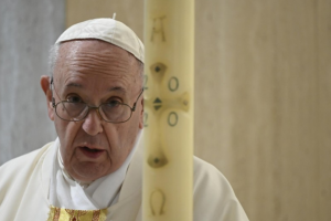 Messe à Sainte-Marthe, 17 avril 2020 © Vatican Media