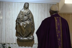 Sainte-Marthe, 3 avril 2020 © Vatican Media