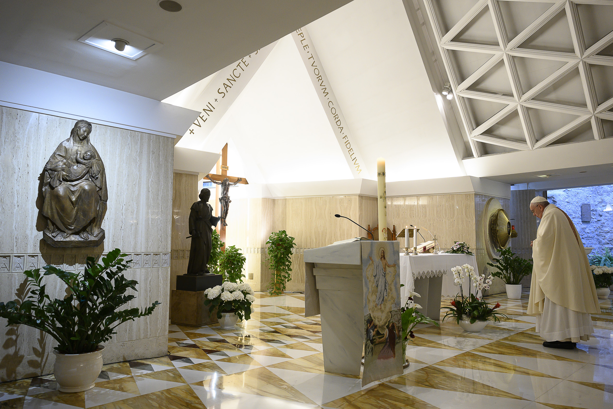 Messe à Sainte-Marthe, 2 mai 2020 © Vatican Media