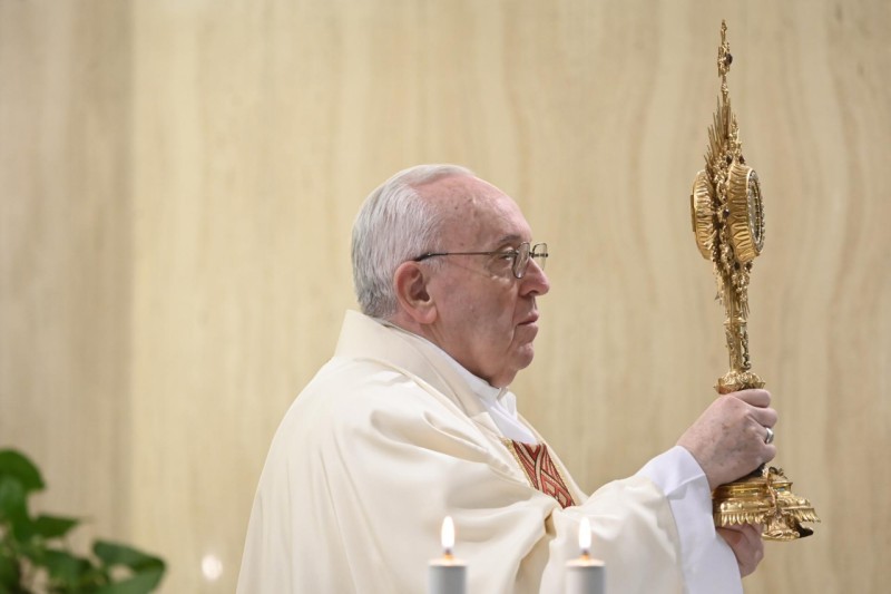 Messe à Sainte-Marthe, 5 mai 2020 © Vatican Media