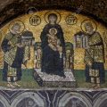 Sainte-Sophie, mosaïque de la Vierge Marie Theotokos © wikimedia commons / Phi-Gastrein~commonswiki