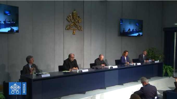 Présentation de "Samaritanus Bonus", capture @ Vatican Media