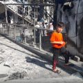 Camp de Moria (Lesbos, Grèce), 9 sept. 2020, capture @Sant'Egidio