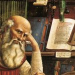 S. Jérôme par Domenico Ghirlandaio, église Ognissanti de Florence @ DP