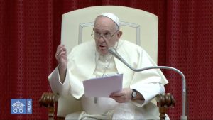 Audience du 23 sept. 2020, capture @ Vatican Media