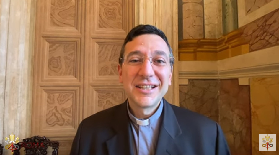 P. Dario Gervasi, capture vidéo diocèse de Rome