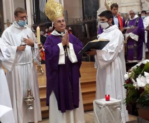 Dernier adieu à Michaël Lonsdale par Mgr Le Gall @ Diaconie de la Beauté