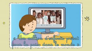 Capture AED, un million d’enfants prient le rosaire