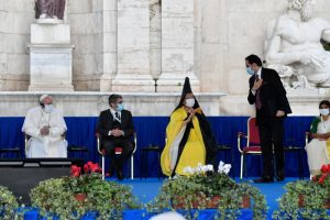 Rencontre interreligieuse pour la paix au Capitole 20 octobre 2020 © Vatican Media