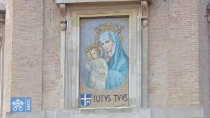 Marie Mater Ecclesiae/Totus tuus, capture @ Vatican