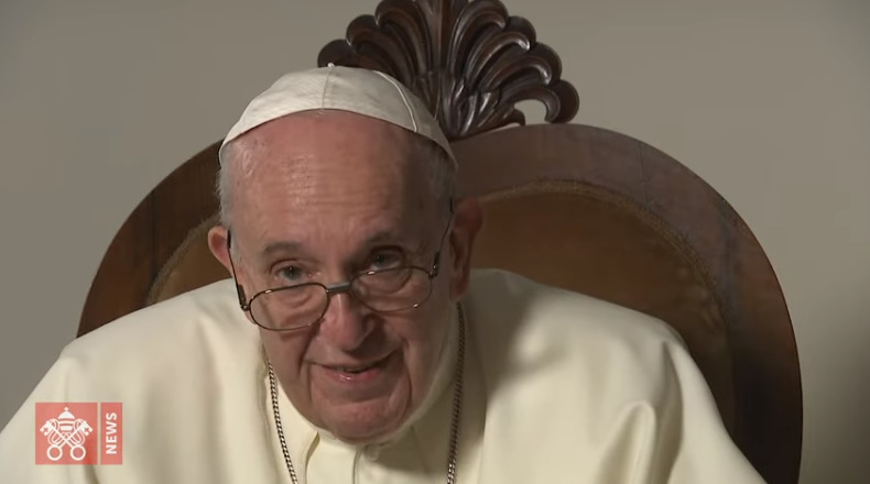 Message vidéo du pape au congrès sur l'Amérique latine et la pandémie, capture Vatican News