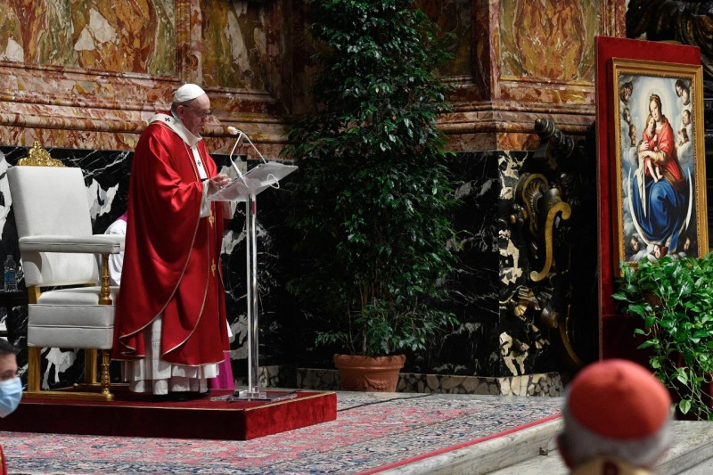 Messe pour les cardinaux et évêques défunts, 5 nov. 2020 © Vatican Media
